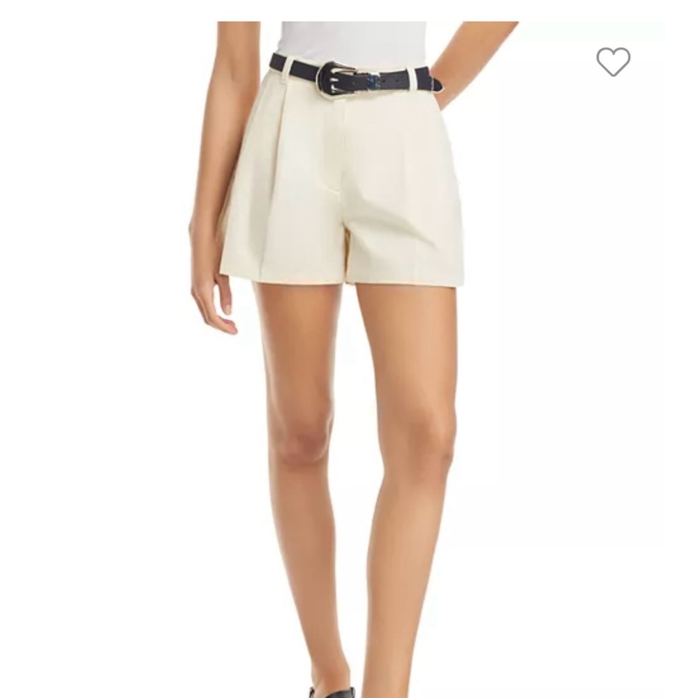 SOLID & STRIPED x Sofia Richie Grainge Ecru Oceane Shorts